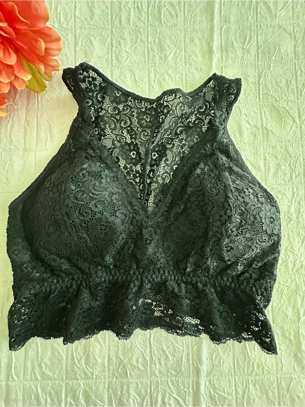 SOMA NWOT Beautiful Black Lace Bralette